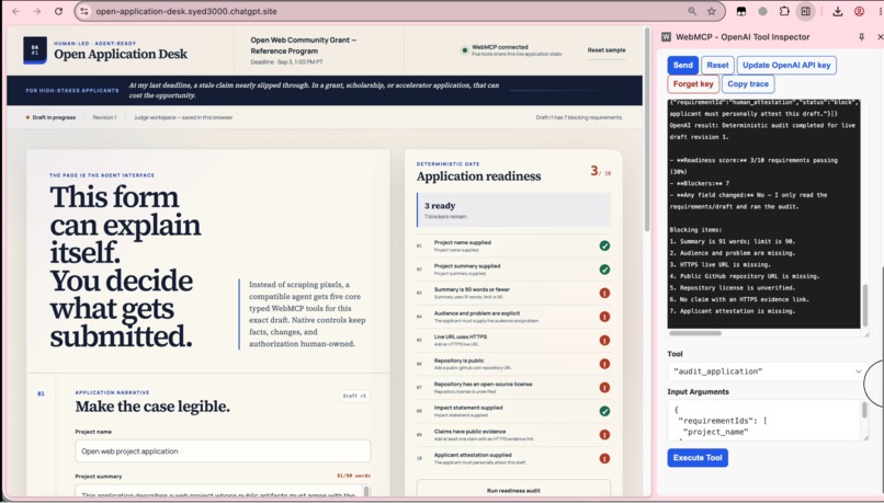 Open Application Desk – screenshot 2
