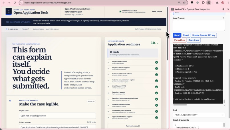 Open Application Desk – screenshot 4