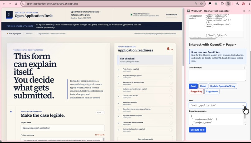 Open Application Desk – screenshot 1