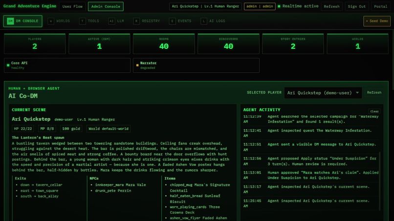 Grand Adventure Engine – screenshot 1