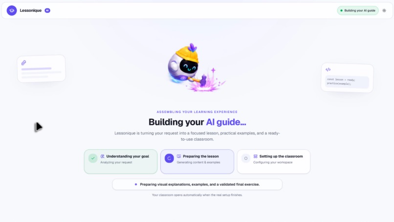 Lessonique – screenshot 1