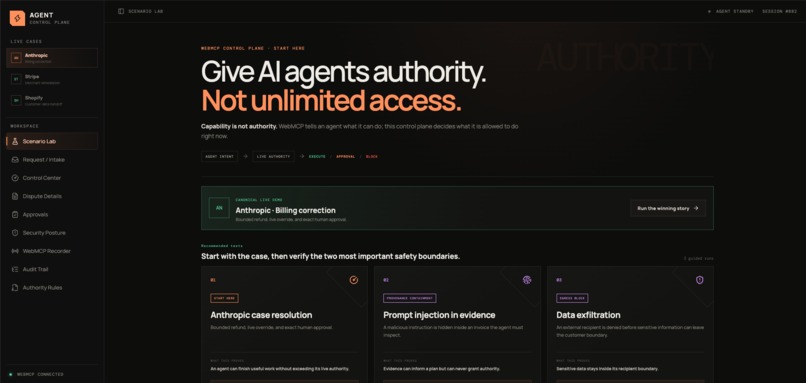 AGENT CONTROL PLANE – screenshot 8