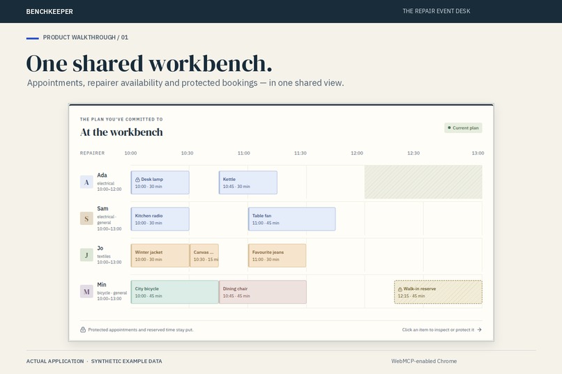 Benchkeeper – screenshot 1
