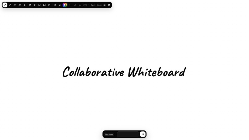 Collaborative Whiteboard – screenshot 1