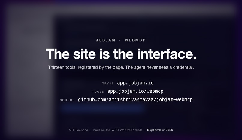 JobJam WebMCP – screenshot 1