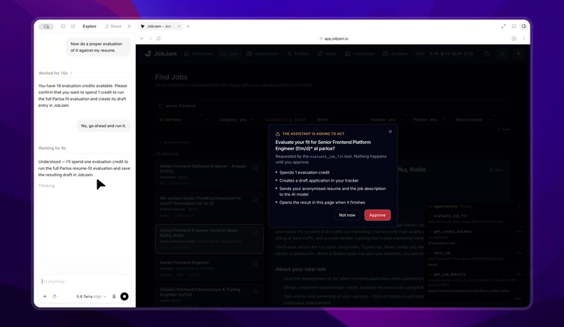 JobJam WebMCP – screenshot 3