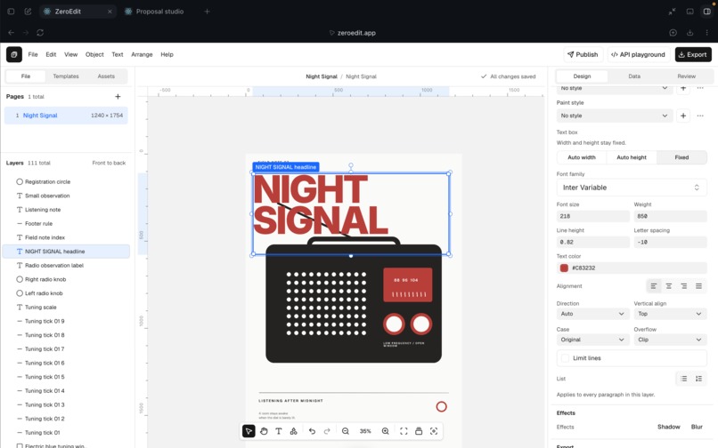 zeroedit  – screenshot 3