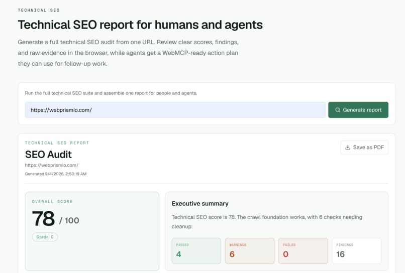Agent Search Console – screenshot 1