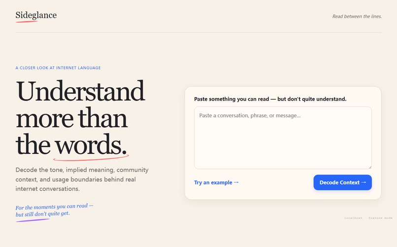 Sideglance – screenshot 2
