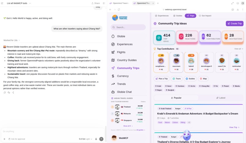 AI-Native Responsible Travel via WebMCP – screenshot 7