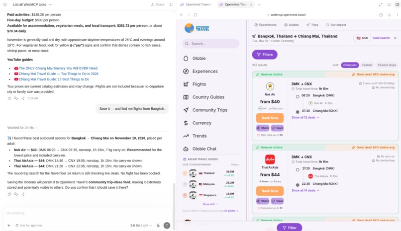 AI-Native Responsible Travel via WebMCP – screenshot 8