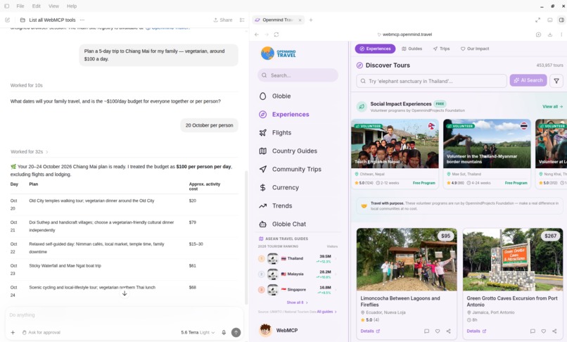 AI-Native Responsible Travel via WebMCP – screenshot 11