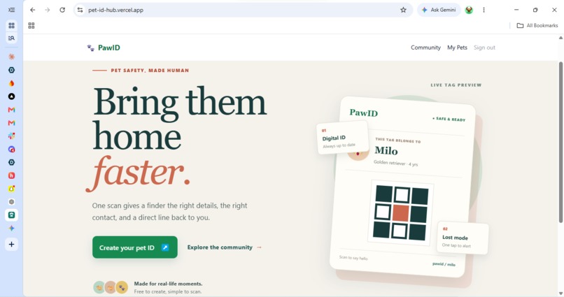 PawID – screenshot 1