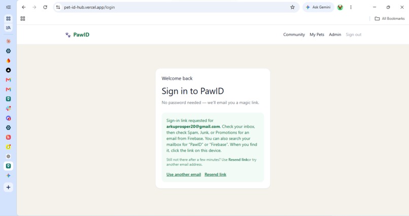 PawID – screenshot 2