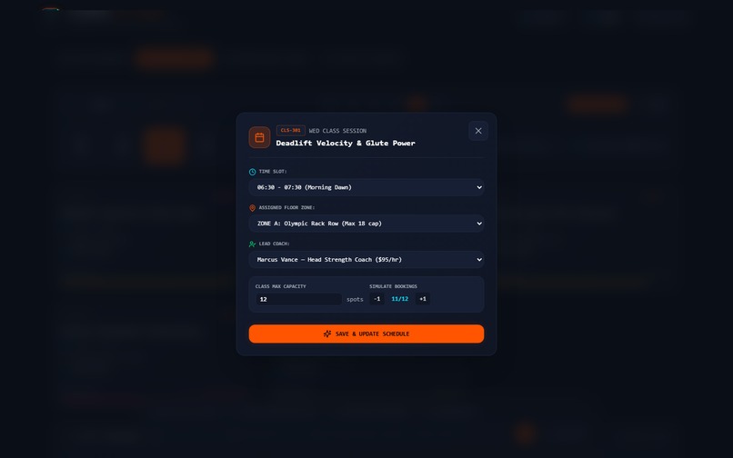Viernes — Autonomous Gym ERP & Visual Floor Commander – screenshot 1