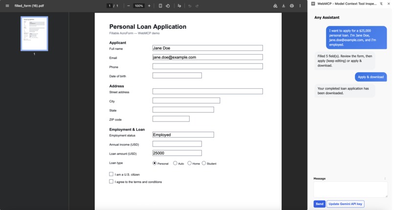 DoPDF with WebMCP – screenshot 4