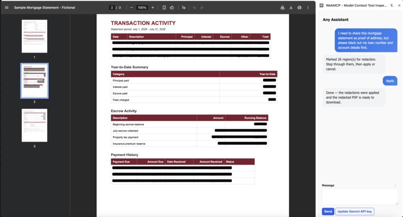 DoPDF with WebMCP – screenshot 2