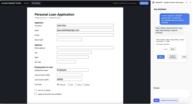DoPDF with WebMCP – screenshot 3