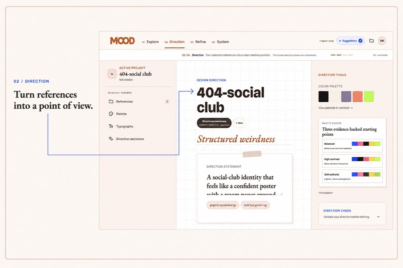MOOD: A system for creative thinking – screenshot 3