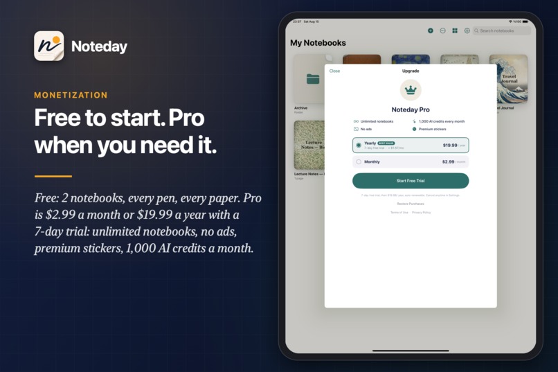 Noteday: Notes, PDF & Notebook – screenshot 4