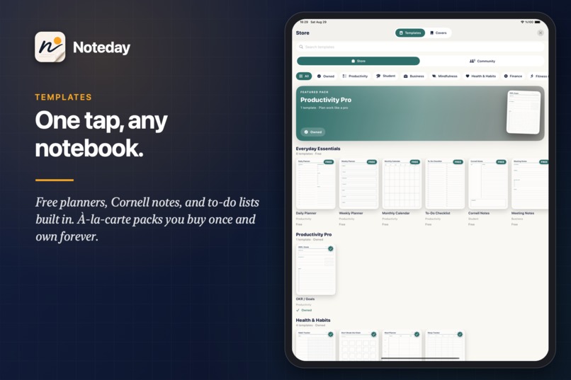 Noteday: Notes, PDF & Notebook – screenshot 6