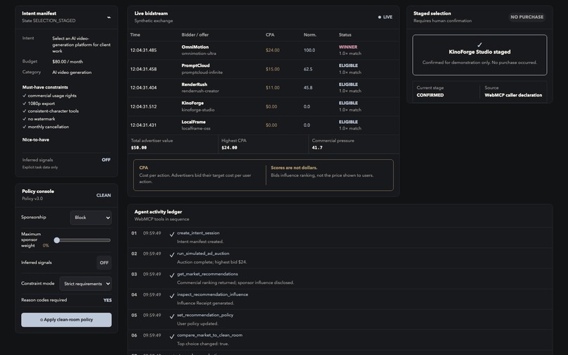 INTENT//FOR SALE – screenshot 3