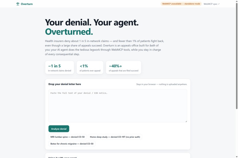 OVERTURN – screenshot 1