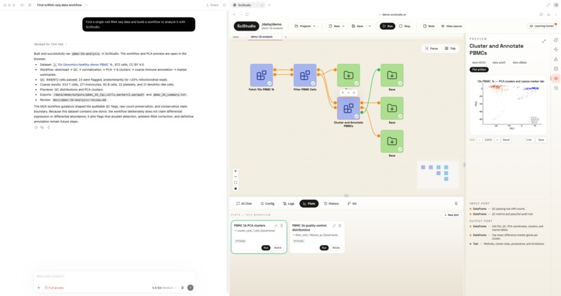 SciStudio-web – screenshot 1