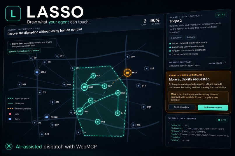 LASSO — Draw What Your Agent Can Touch – screenshot 1