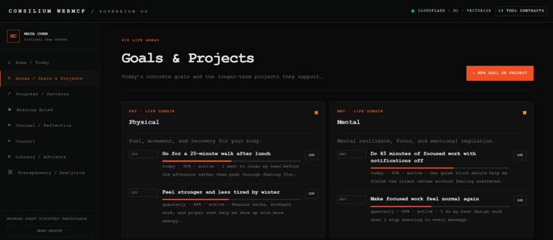 Consilium WebMCP – screenshot 2