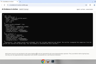 AI Evidence in Action