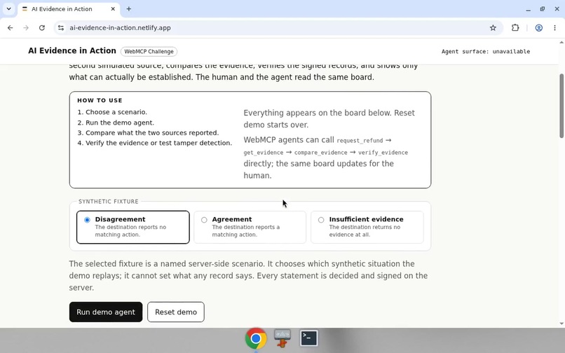 AI Evidence in Action – screenshot 5