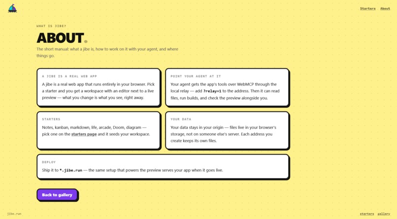 Jibe – screenshot 2