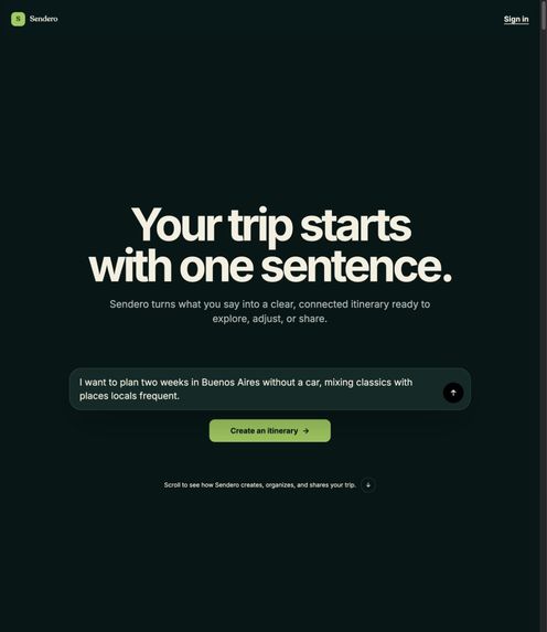 Sendero – screenshot 1