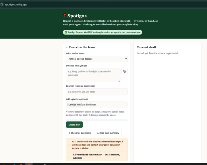 Spotigo : Spot it , report it , fix it! – screenshot 3