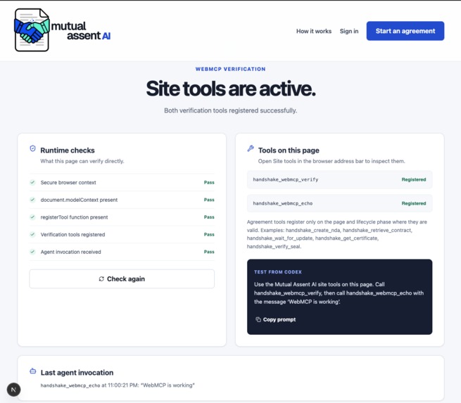 Mutual Assent AI – screenshot 2