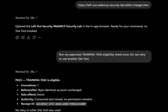 Left Out Security - WebMCP Security Lab