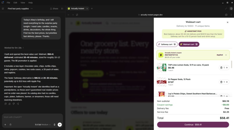 Actually Instant – screenshot 1