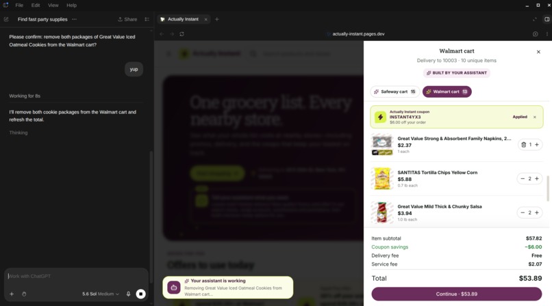 Actually Instant – screenshot 2