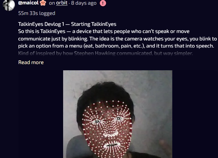 TalkinEyes – screenshot 2