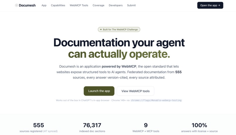 Documesh – screenshot 1