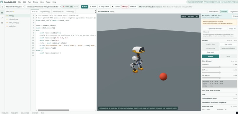 RoboBuddy IDE – screenshot 1