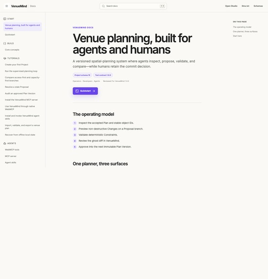 VenueMind – screenshot 1