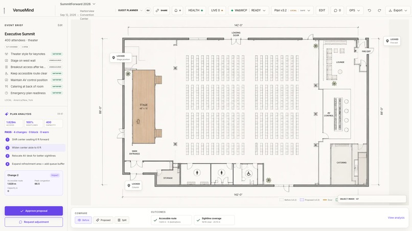 VenueMind – screenshot 2