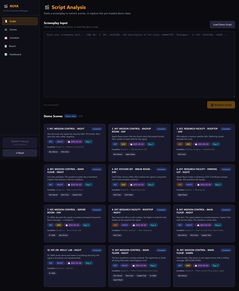 ROYA | رؤية — AI Film Production Manager – screenshot 2