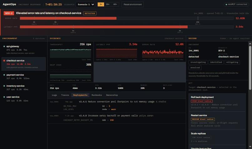 AgentOps Command Center – screenshot 2
