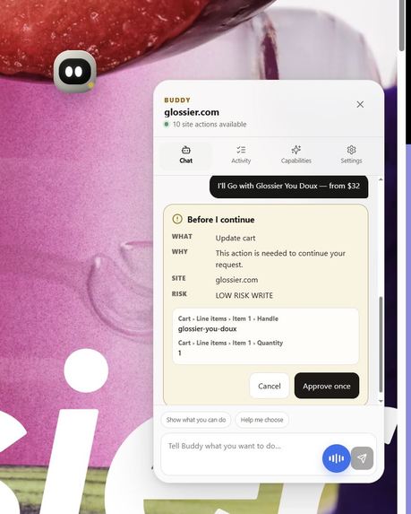 Buddy — Your WebMCP Browser Agent – screenshot 4