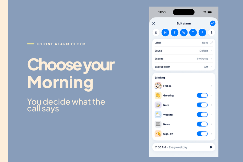 Fifi: Wake Up Call Alarm Clock – screenshot 9