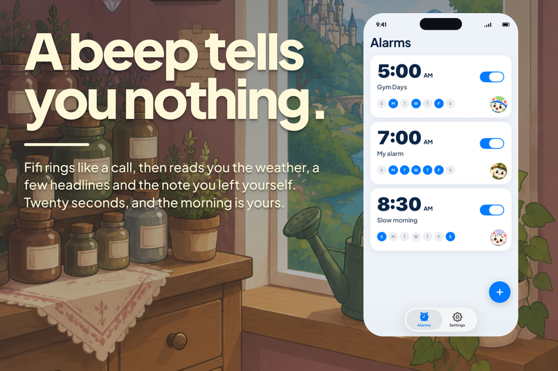 Fifi: Wake Up Call Alarm Clock – screenshot 12