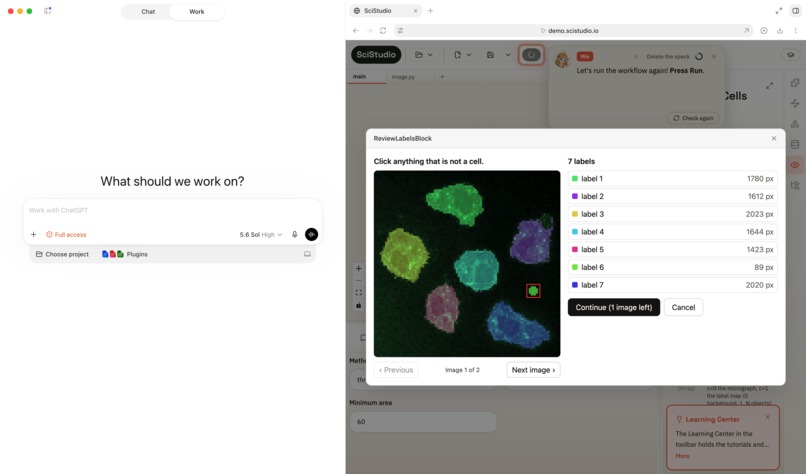 SciStudio-web – screenshot 2